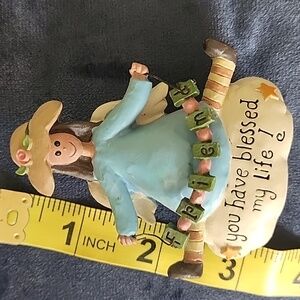 Whimsical Figurine with Message